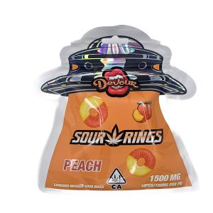 Devour 1500mg Gummies - Peach