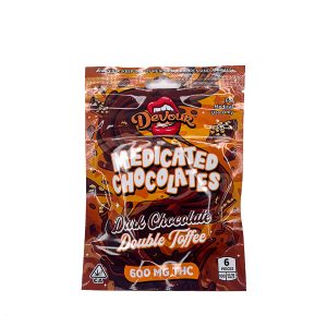 Devour Choco Bites 600mg - Dark Chocolate Double Toffee