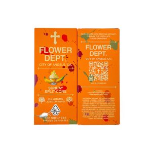 Flower Dept (2.5G) Liquid Diamond Disposable - Sunday Split Cone