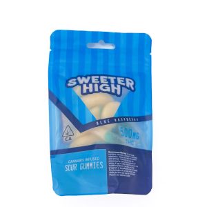 Sweeter High Gummies 500mg - Blue Raspberry Rings