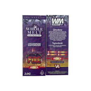 Whole Melts (2G) Live Diamond Disposable - Blackberry Fire