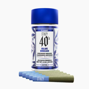 Stiiizy 40's Infused Pre-Rolls - Blue Dream - 2.5g 5 Pack